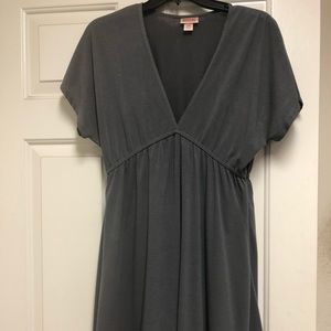 Grey cotton summer dress